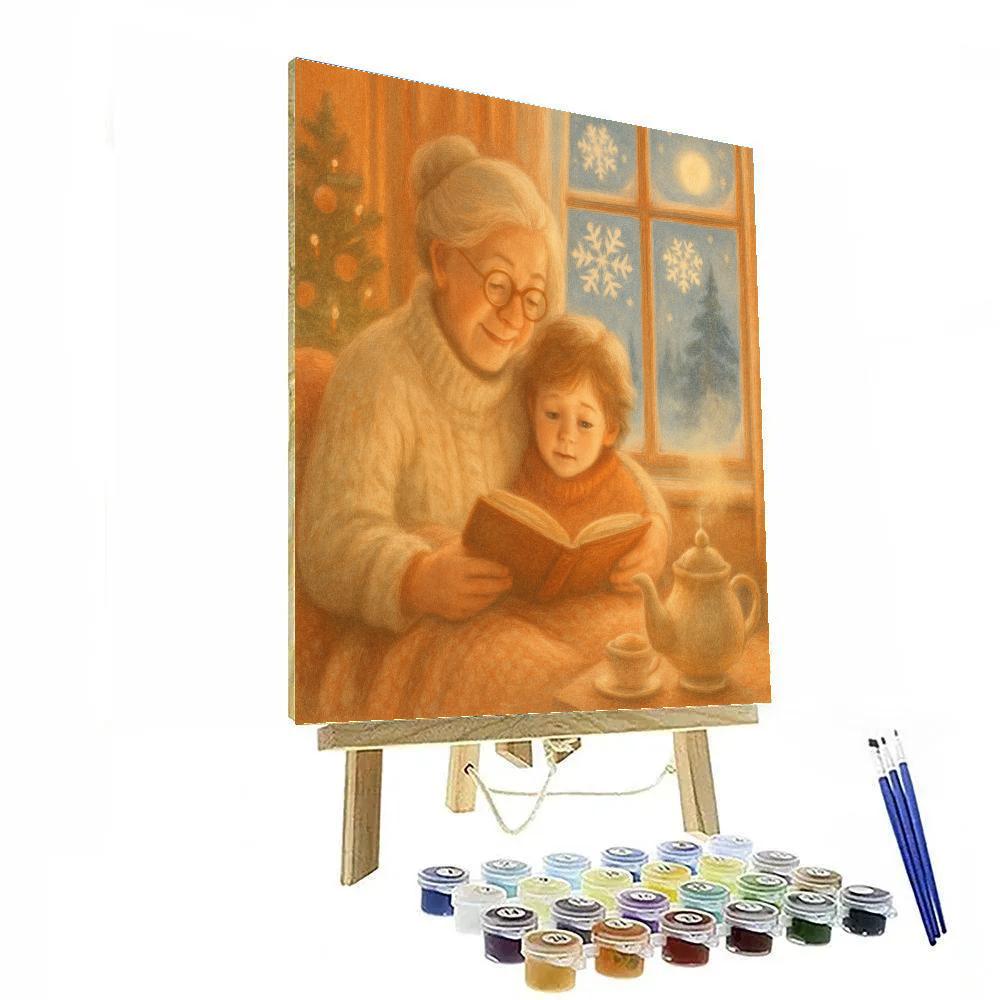 Frosted Window Storytime Paint by numbers kits