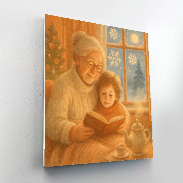 Frosted Window Storytime Paint by numbers kits