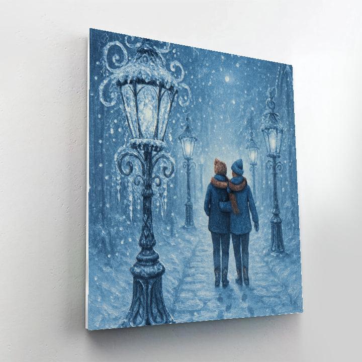 Icicle Lantern Lane Paint by numbers kits
