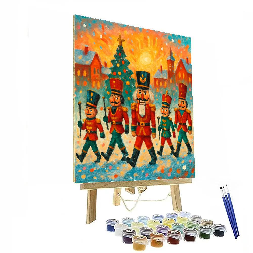 Nutcracker Parade At Dawn painting number kit