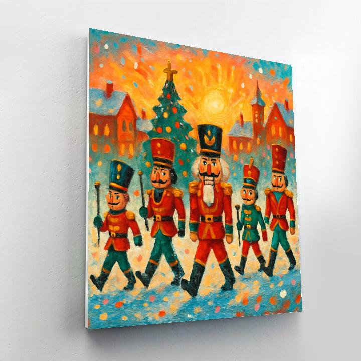 Nutcracker Parade At Dawn painting number kit