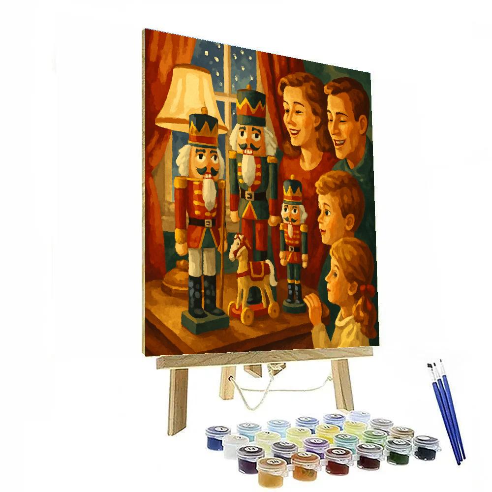 Nutcracker Night Painting by numbers kit