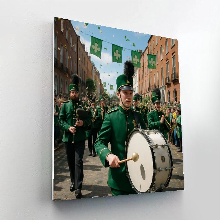 St Patricks Day Parade Dublin Numbered painting kits