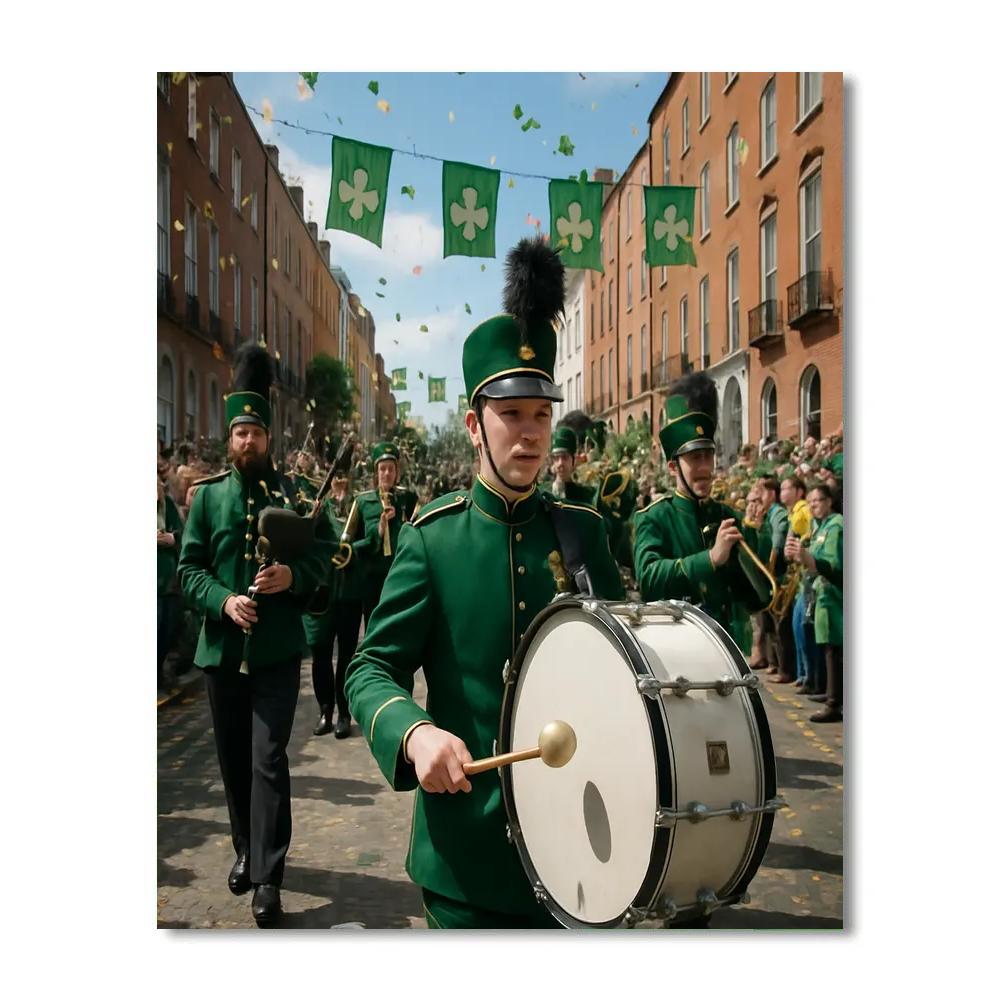 St Patricks Day Parade Dublin Numbered painting kits