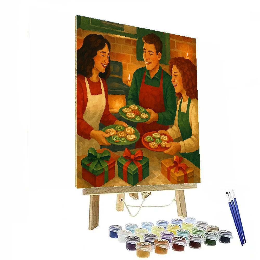 Cookie Exchange DIY paint by numbers