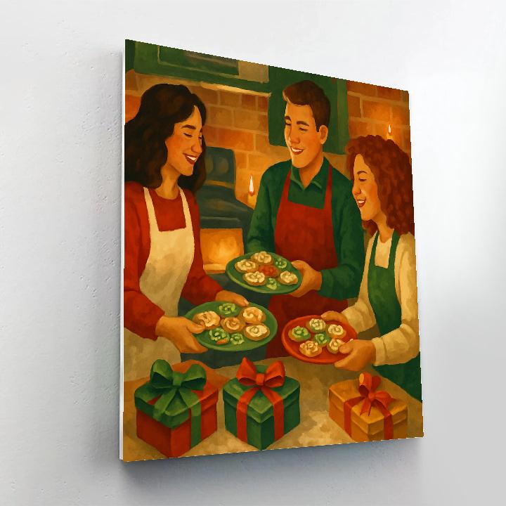 Cookie Exchange DIY paint by numbers