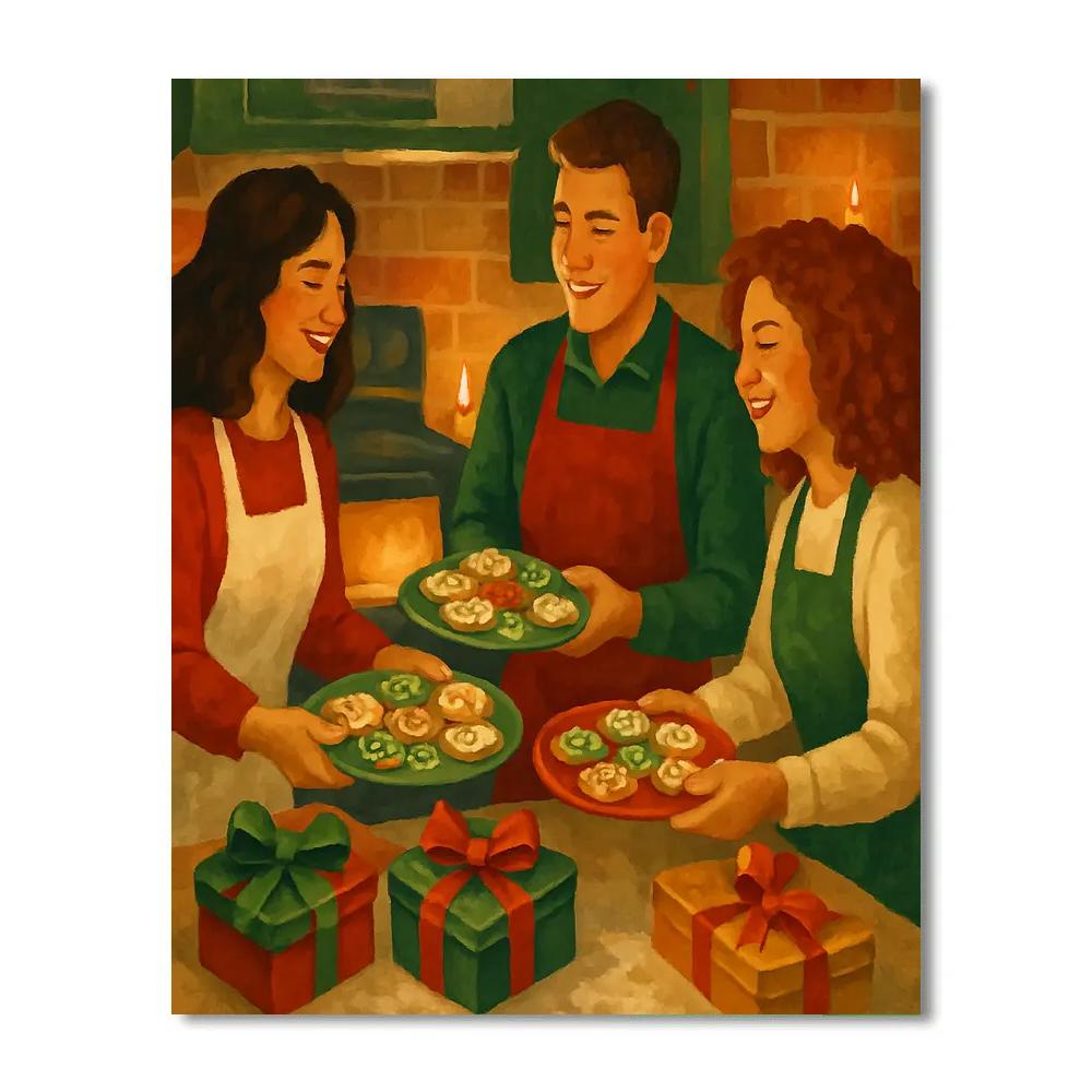 Cookie Exchange DIY paint by numbers