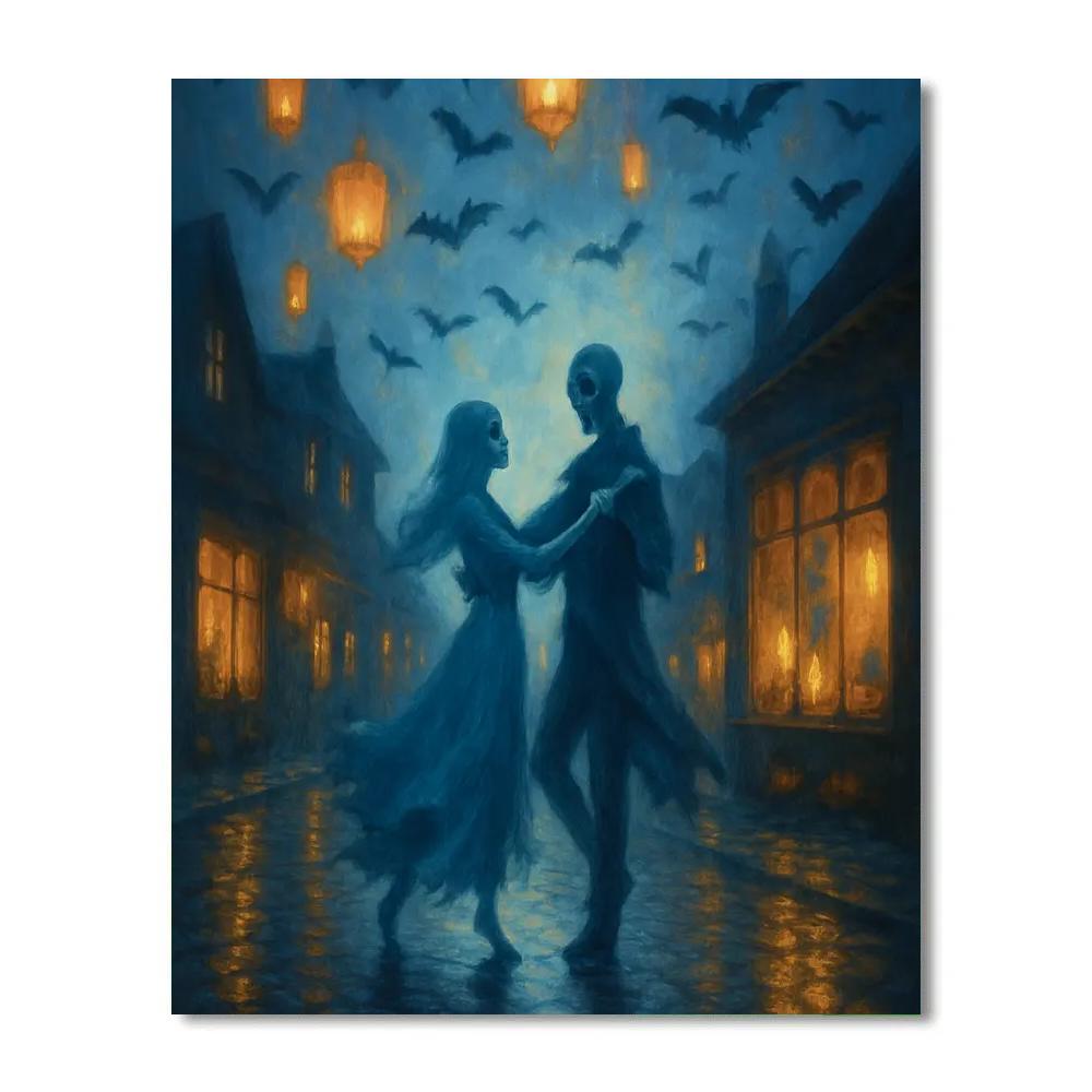 Cobblestone Lantern Waltz DIY paint by numbers