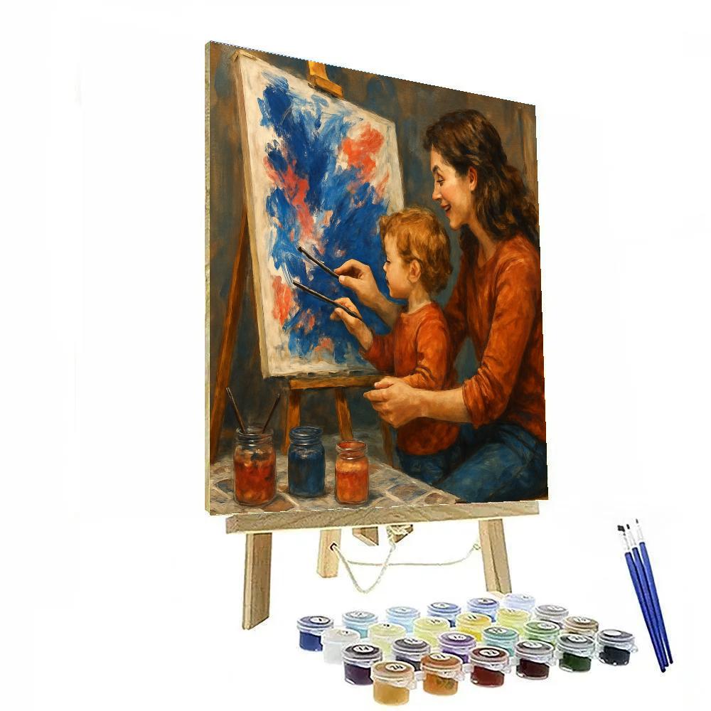 Art Studio Collaboration paint by color