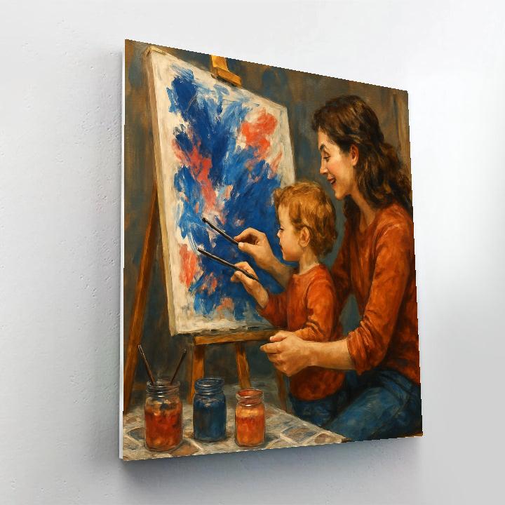 Art Studio Collaboration paint by color
