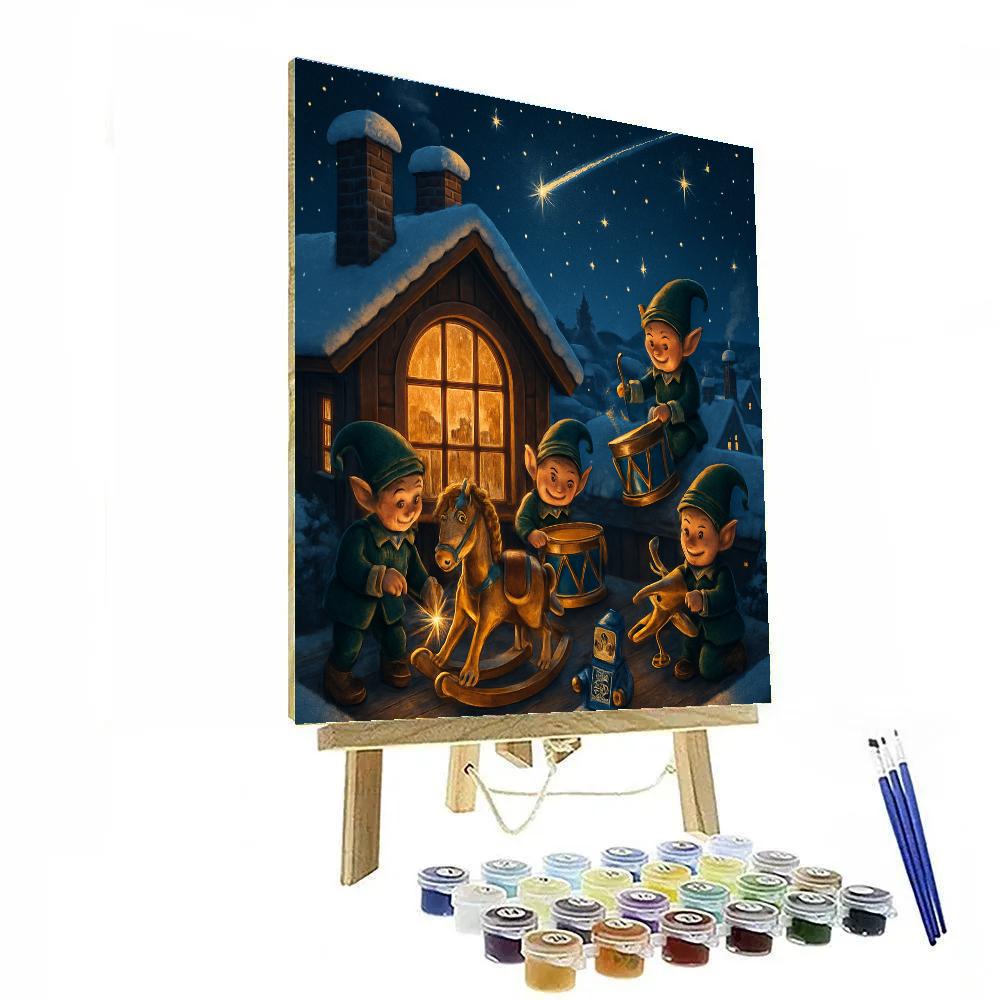 Starlight Toy Workshop paint by numbers