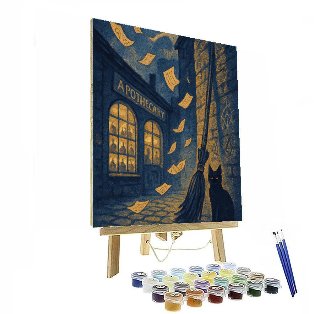 Grimoire Alley Paint by numbers art