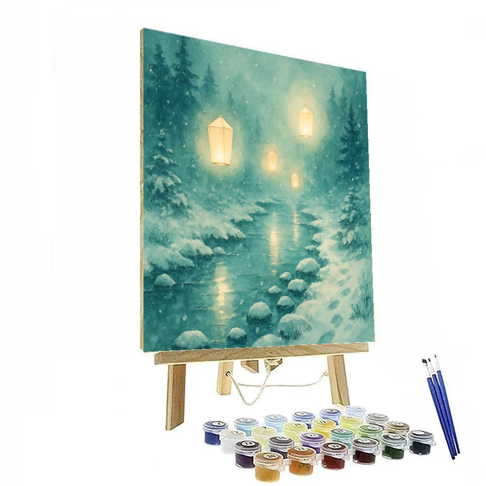 Lanterns Over Sugar Creek Paint by numbers kits
