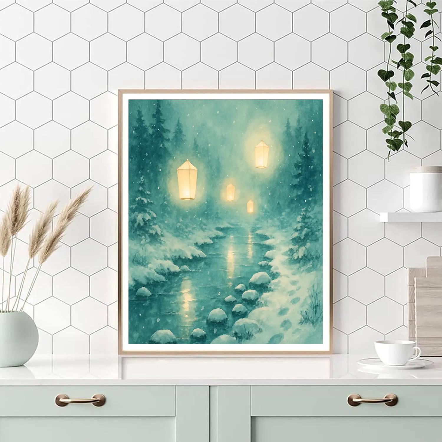 Lanterns Over Sugar Creek Paint by numbers kits
