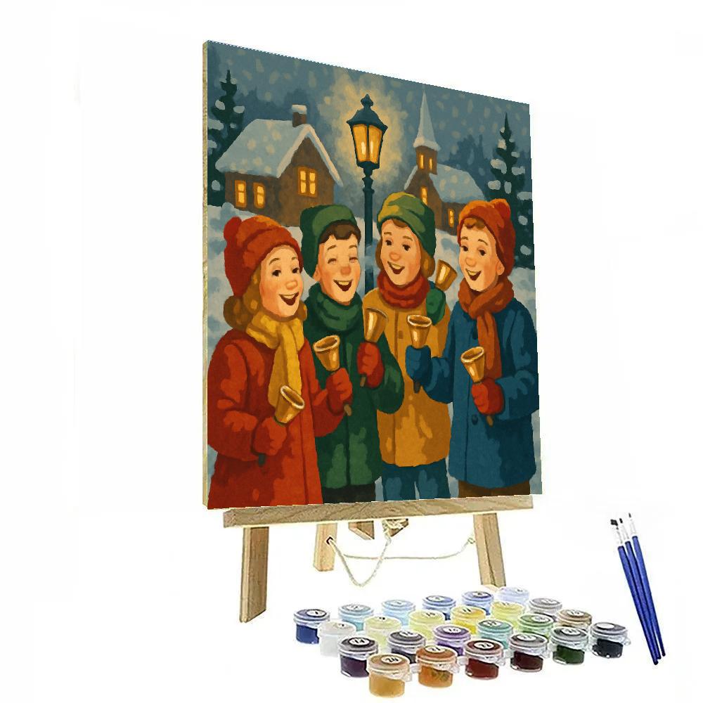 Bell Choir On The Green Painting by numbers kit