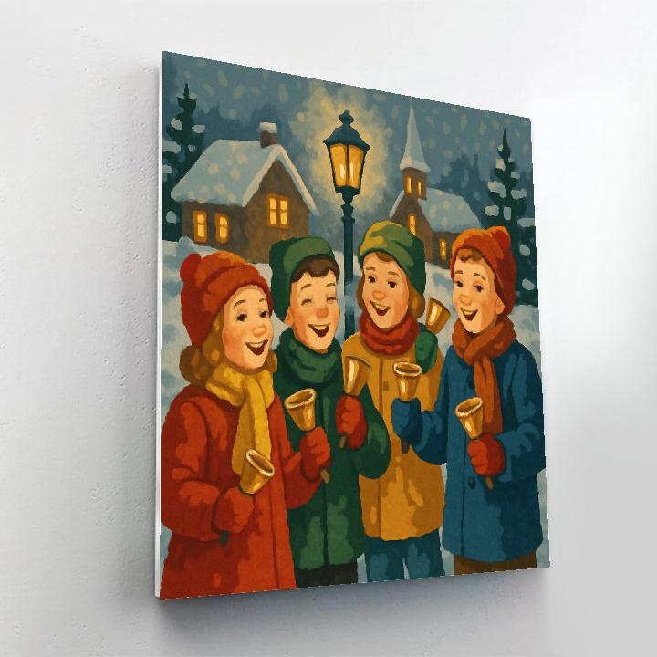 Bell Choir On The Green Painting by numbers kit