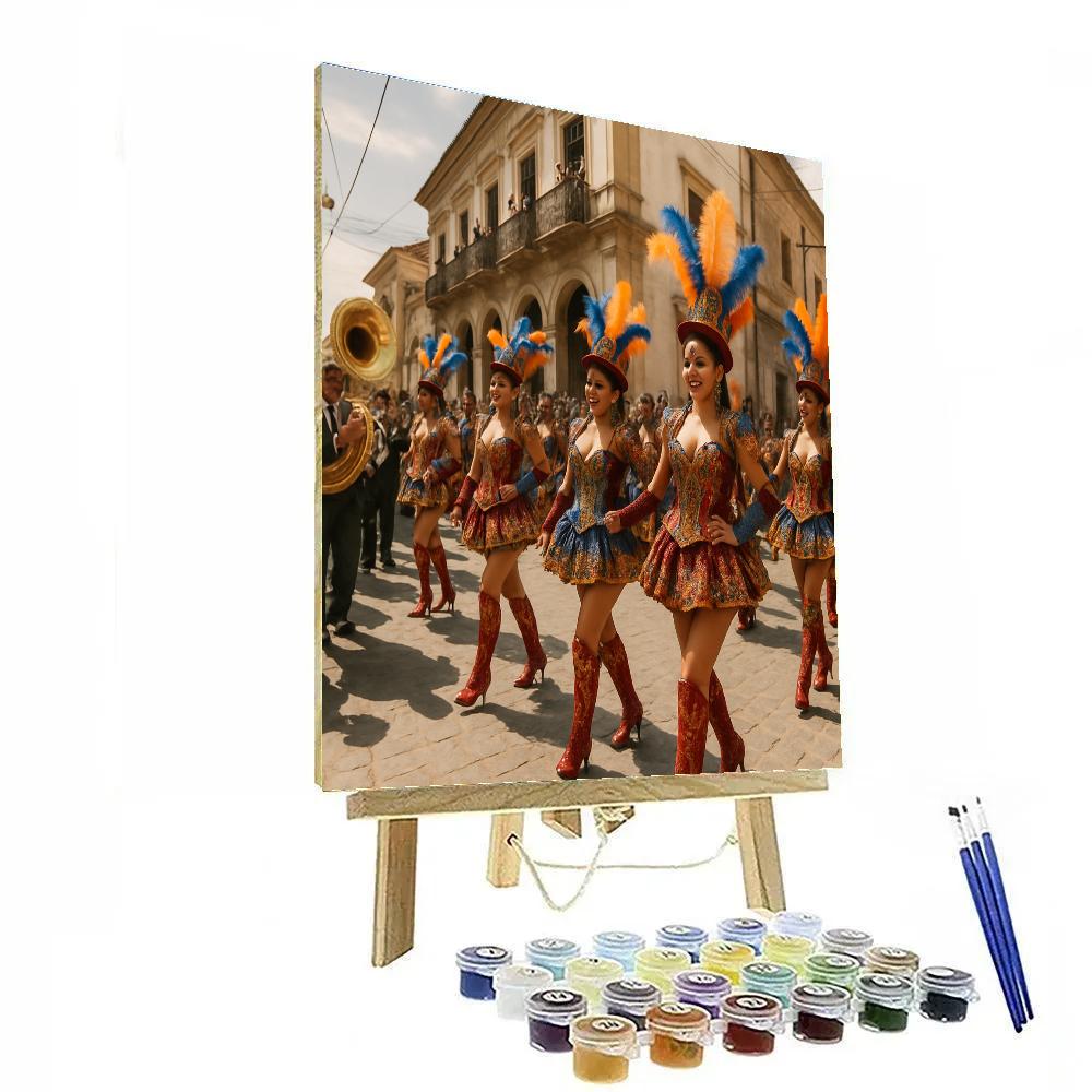 Carnaval De Oruro Folk Dance DIY paint by numbers