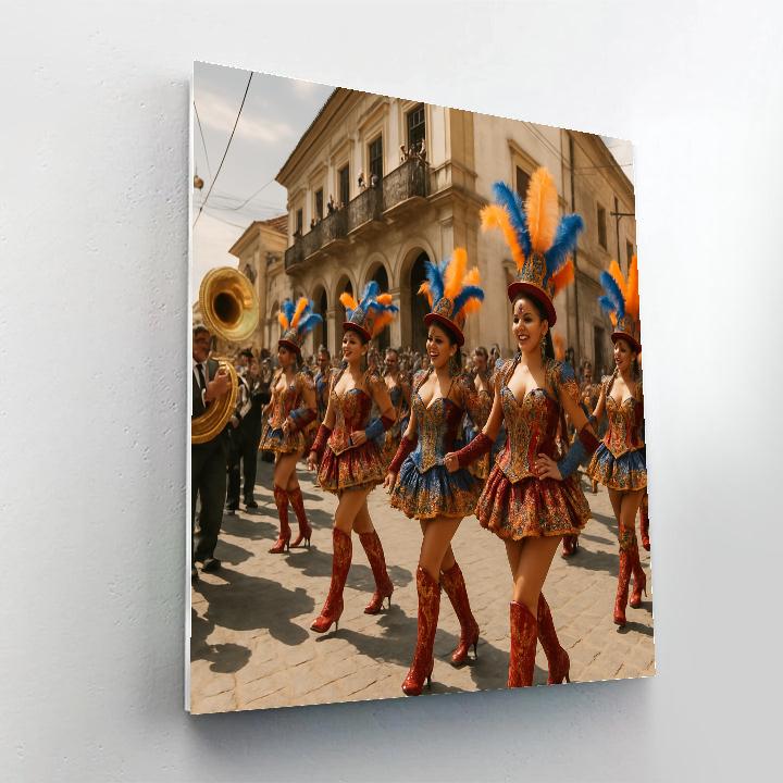 Carnaval De Oruro Folk Dance DIY paint by numbers