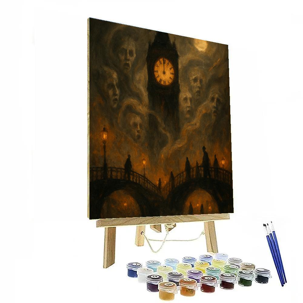Clocktower Fog Waltz DIY paint by numbers
