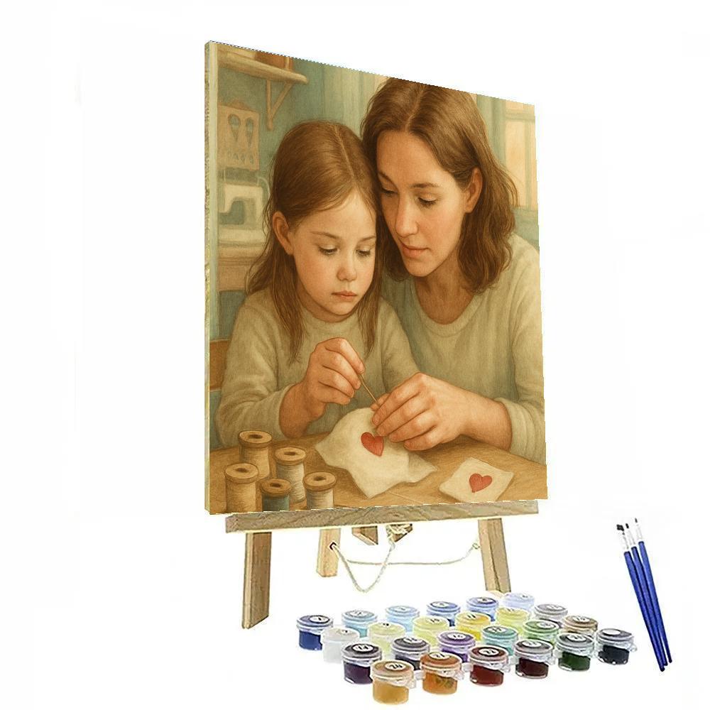 Quiet Sewing Lessons paint by number