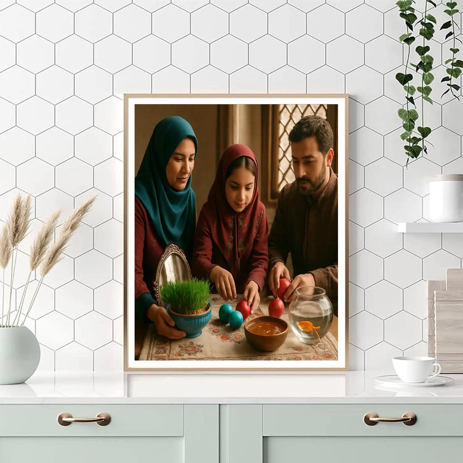 Nowruz Haft Seen Table Celebration Painting by numbers kit
