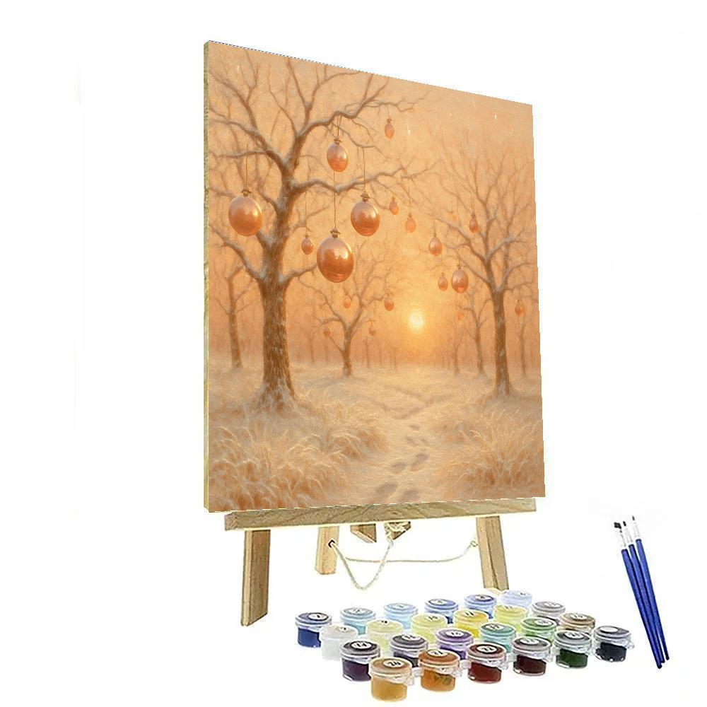 Ornament Orchard Dawn paint by numbers