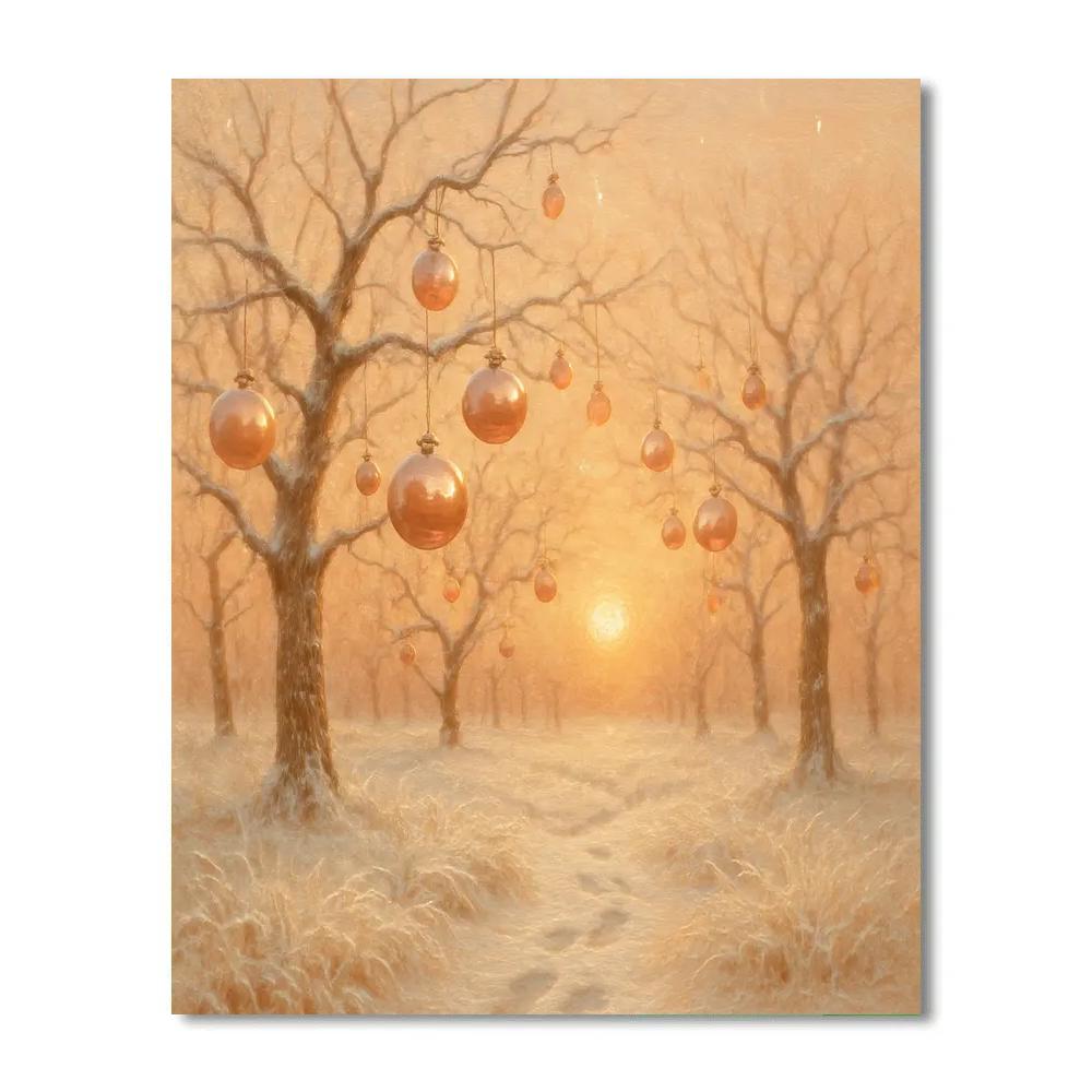 Ornament Orchard Dawn paint by numbers