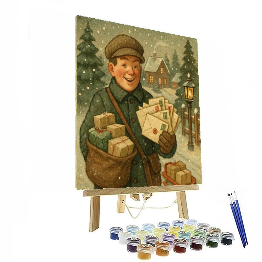 Cedar Lane Postman Paint by numbers kits