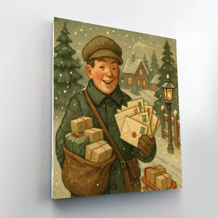 Cedar Lane Postman Paint by numbers kits