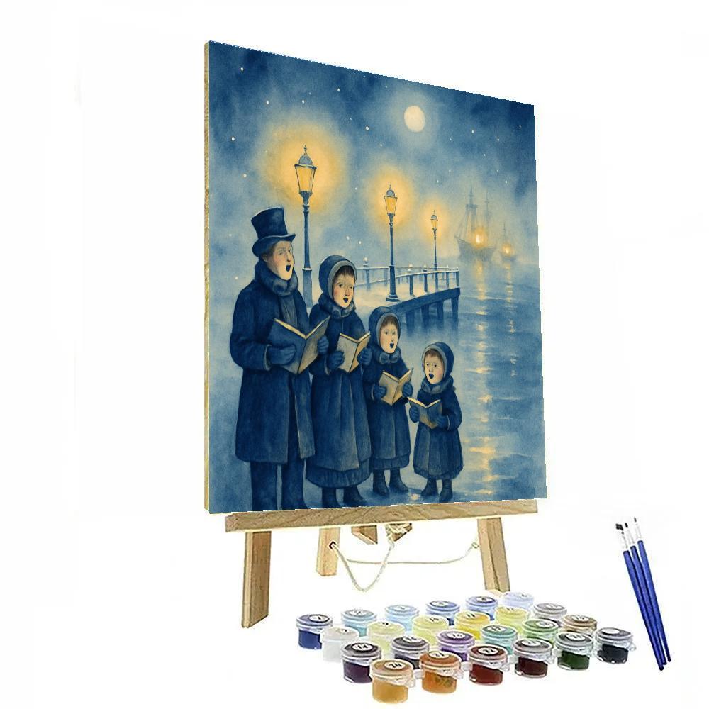 Midnight Carol On The Pier DIY paint by numbers