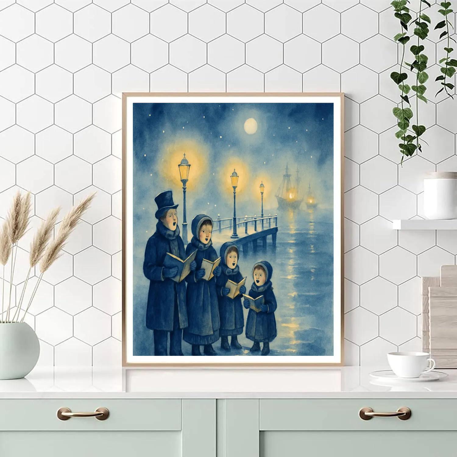 Midnight Carol On The Pier DIY paint by numbers