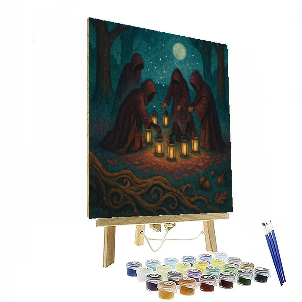 The Lantern Grove Ceremony Number painting