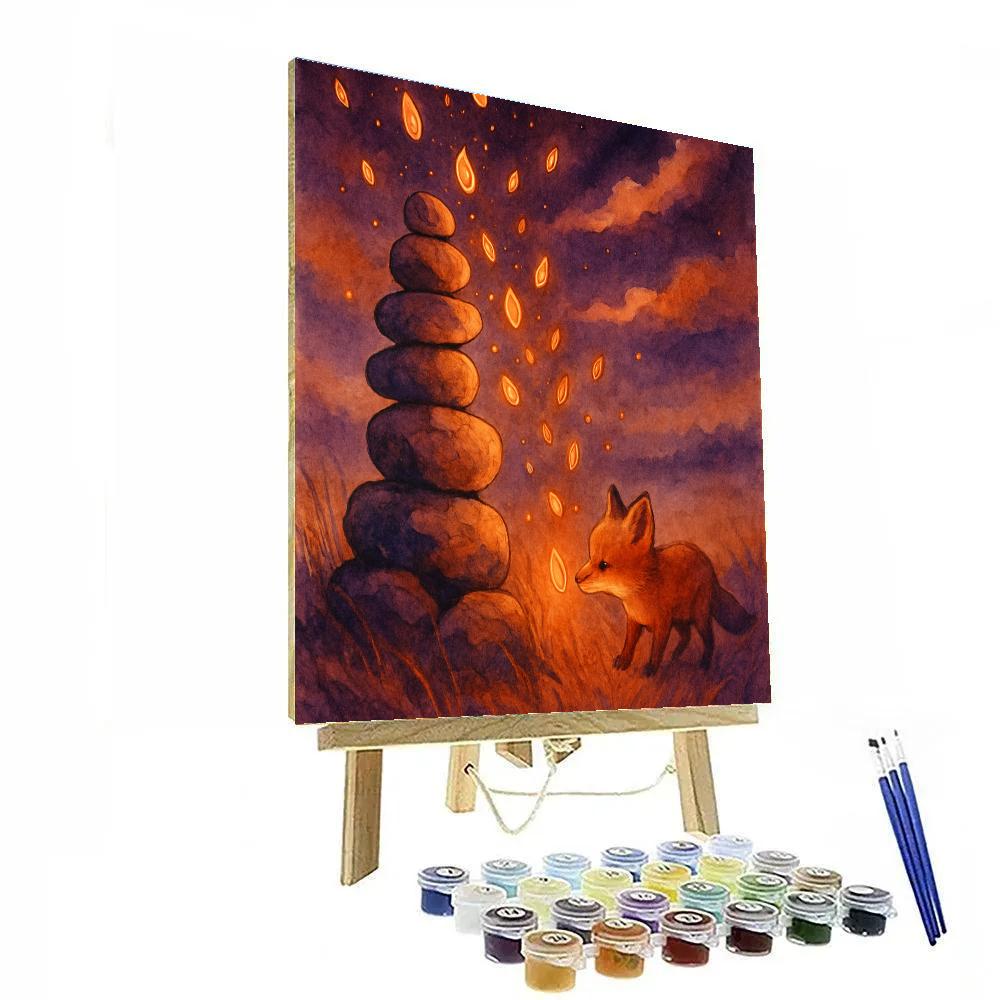 Cairn Of The Night Seeds painting number kit