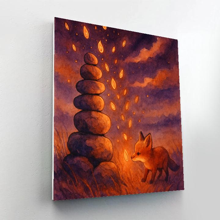 Cairn Of The Night Seeds painting number kit