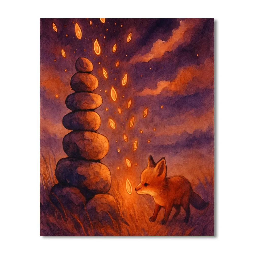 Cairn Of The Night Seeds painting number kit