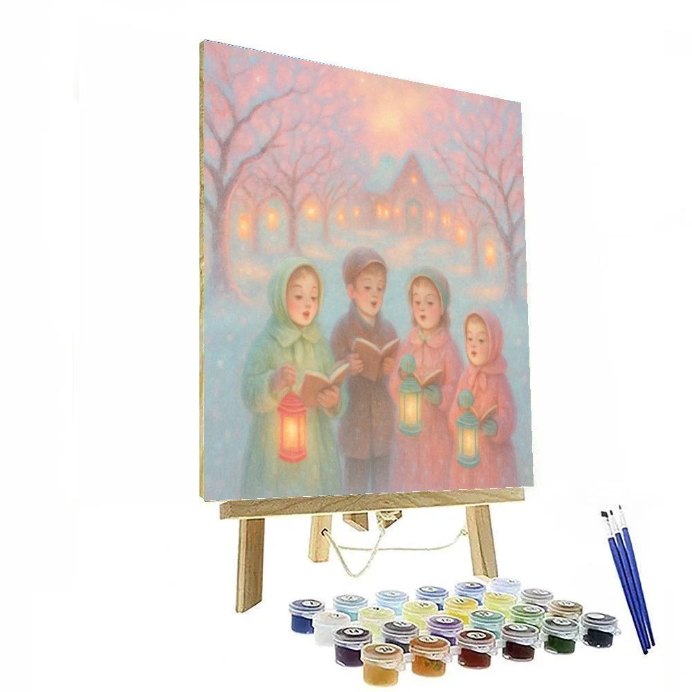 Lantern Choir In The Orchard Paint by numbers kits