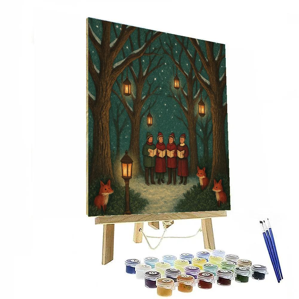 Walnut Grove Carol Night painting number kit