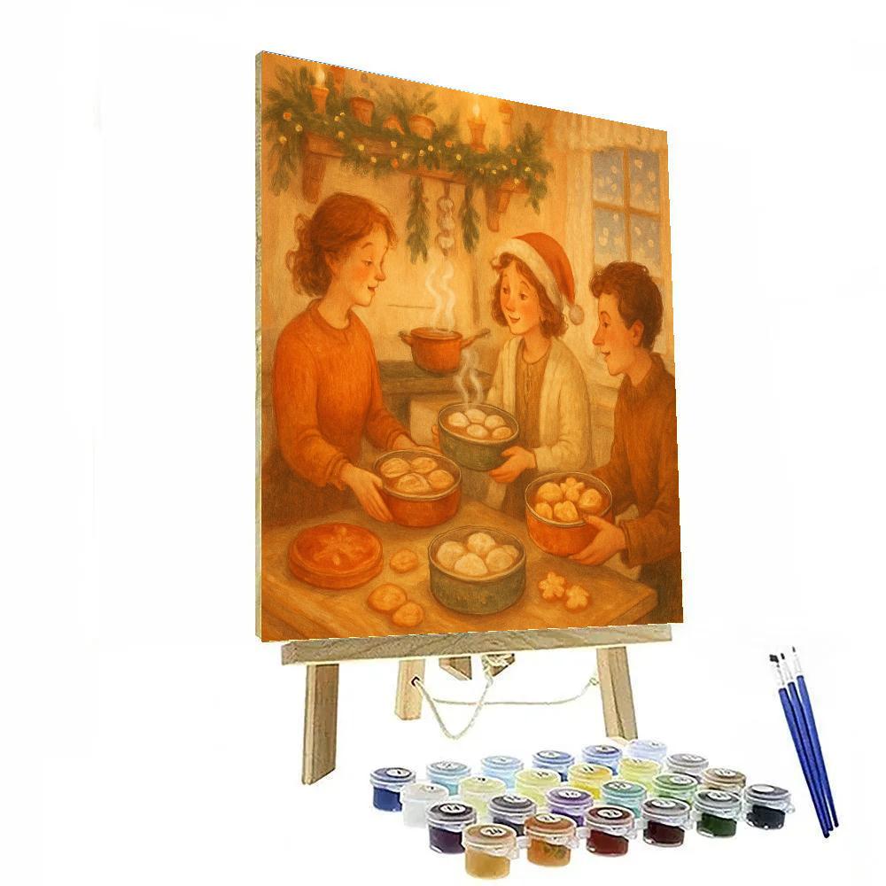 Stove Top Cookie Exchange Number painting