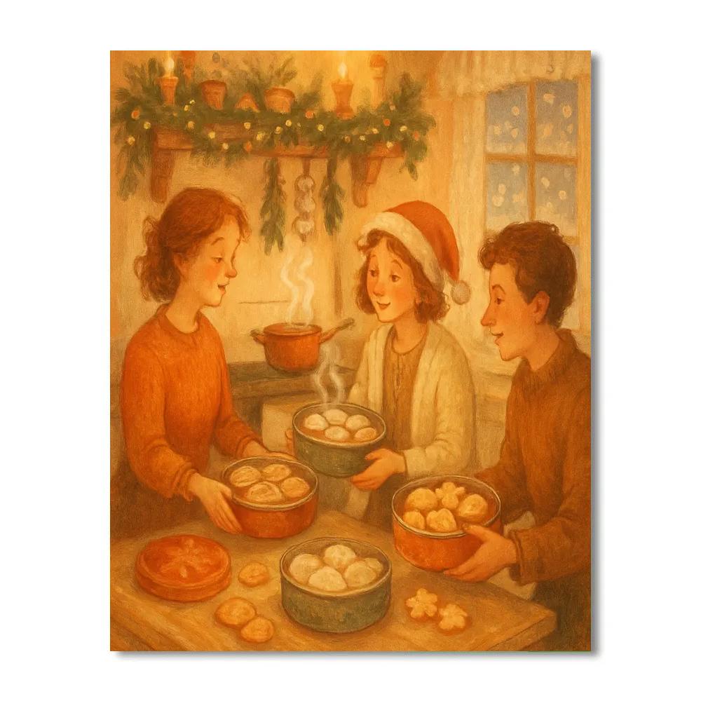 Stove Top Cookie Exchange Number painting