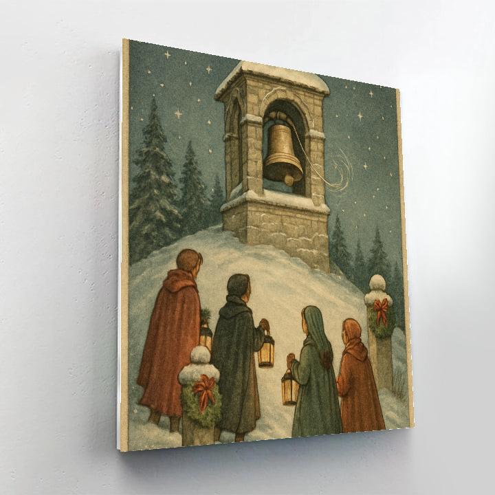 Bells On The Hill Paint by numbers art