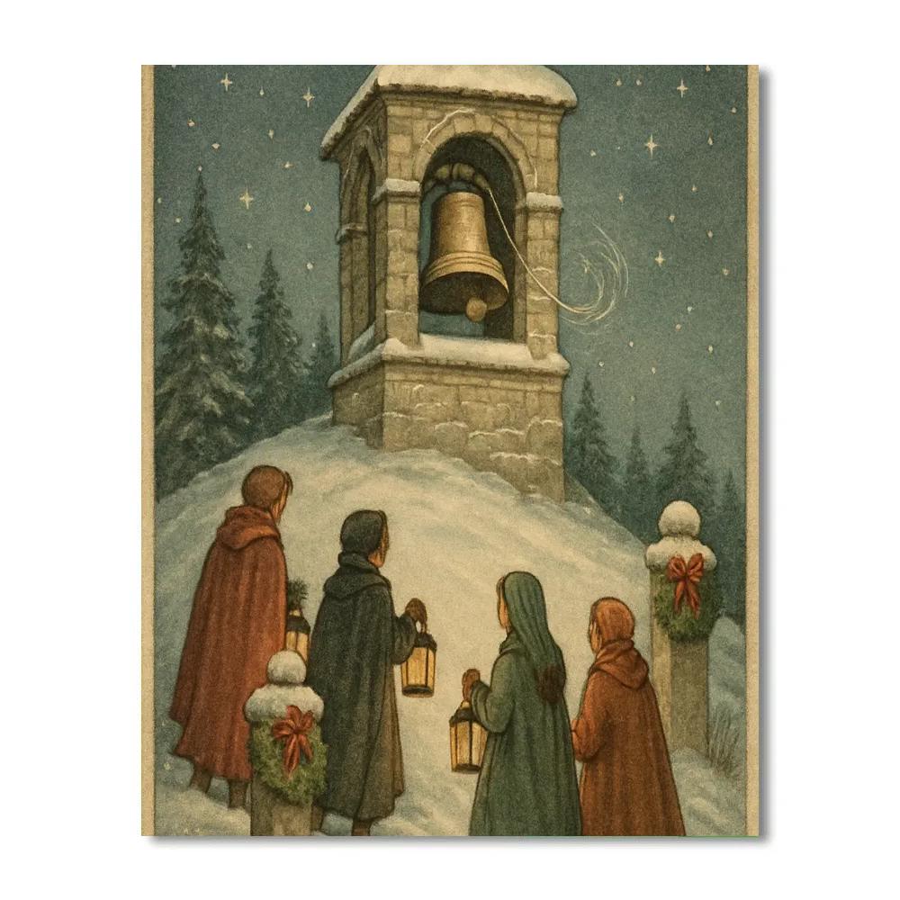 Bells On The Hill Paint by numbers art