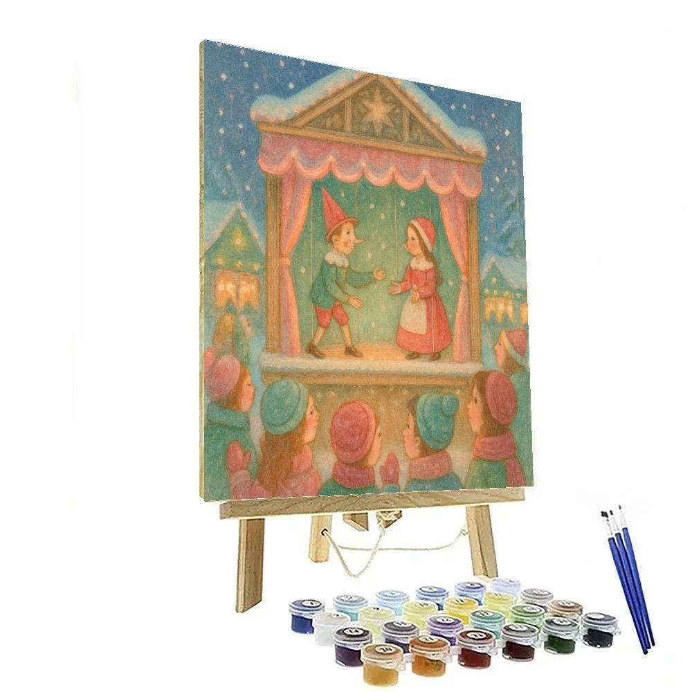 Puppet Theatre Winter Tale paint by numbers