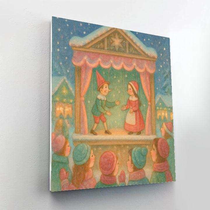Puppet Theatre Winter Tale paint by numbers