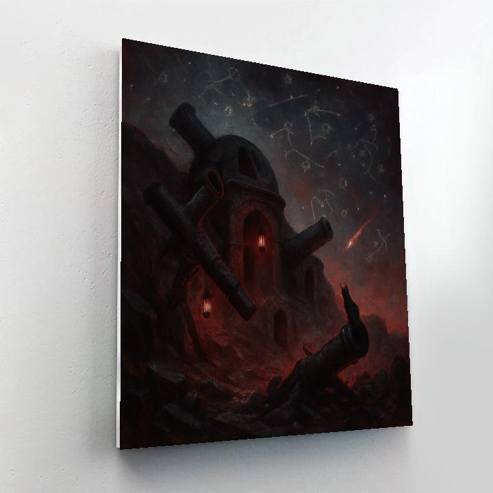 The Hollow Keep Observatory Painting by numbers kit
