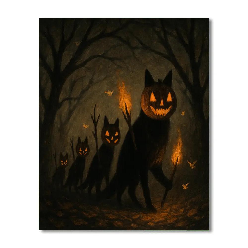 The Sable Thicket Parade Numbered painting kits
