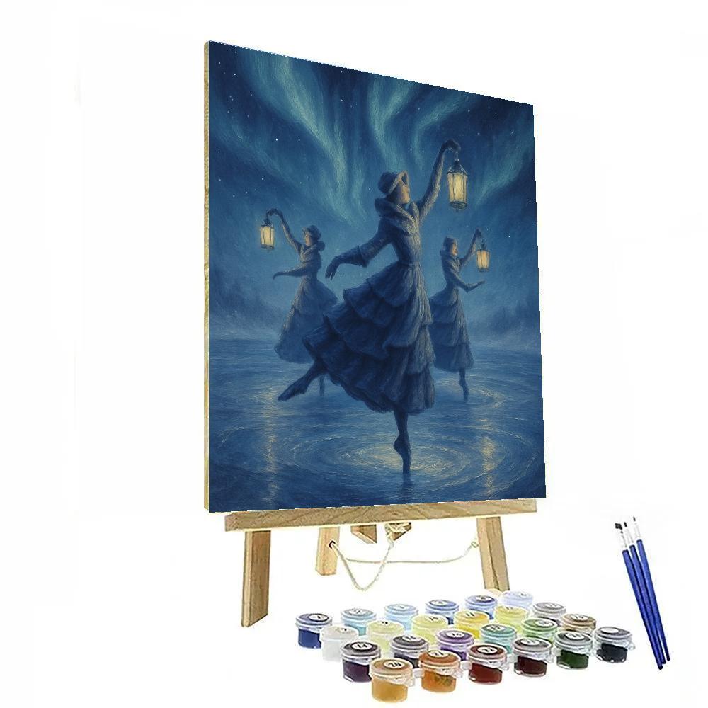 Polar Night Lantern Ballet paint by color