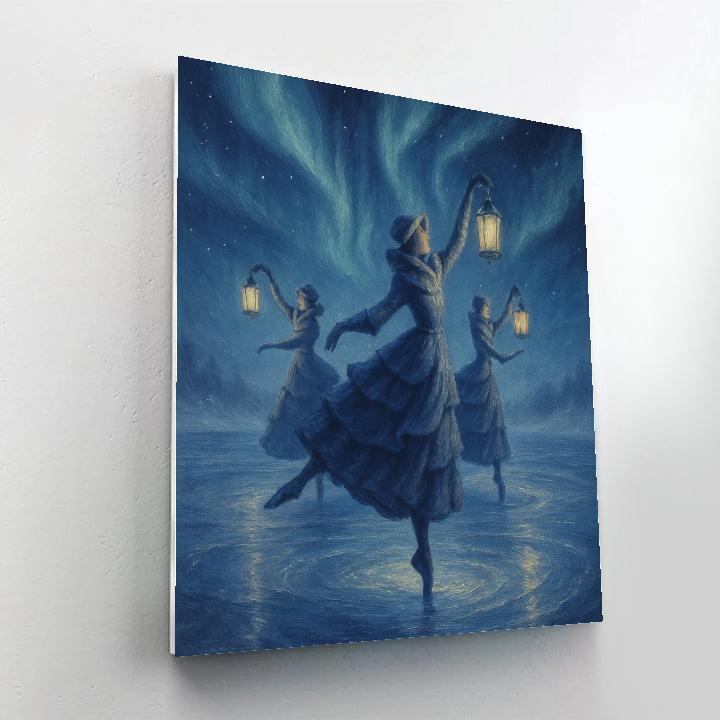 Polar Night Lantern Ballet paint by color