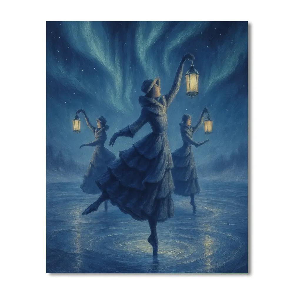 Polar Night Lantern Ballet paint by color