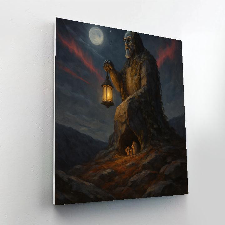Moonback Ridge Sentinel Paint by numbers art