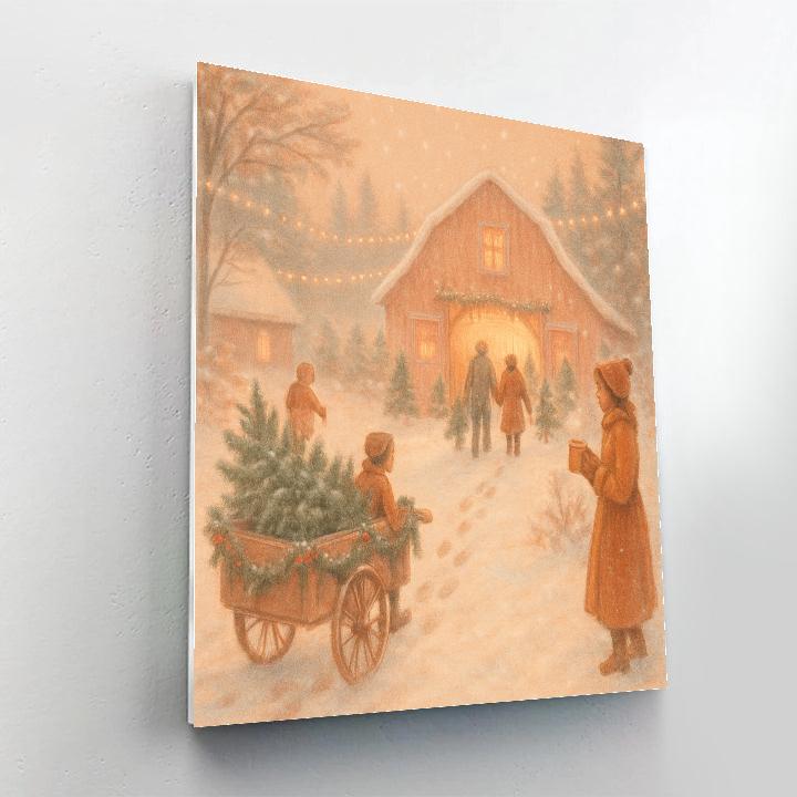 Cedar And Cinnamon Lane paint by number